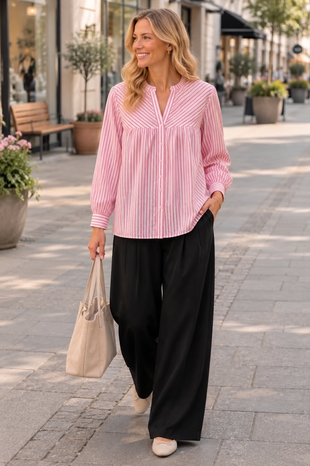 Skjorta Kalina - Rosa